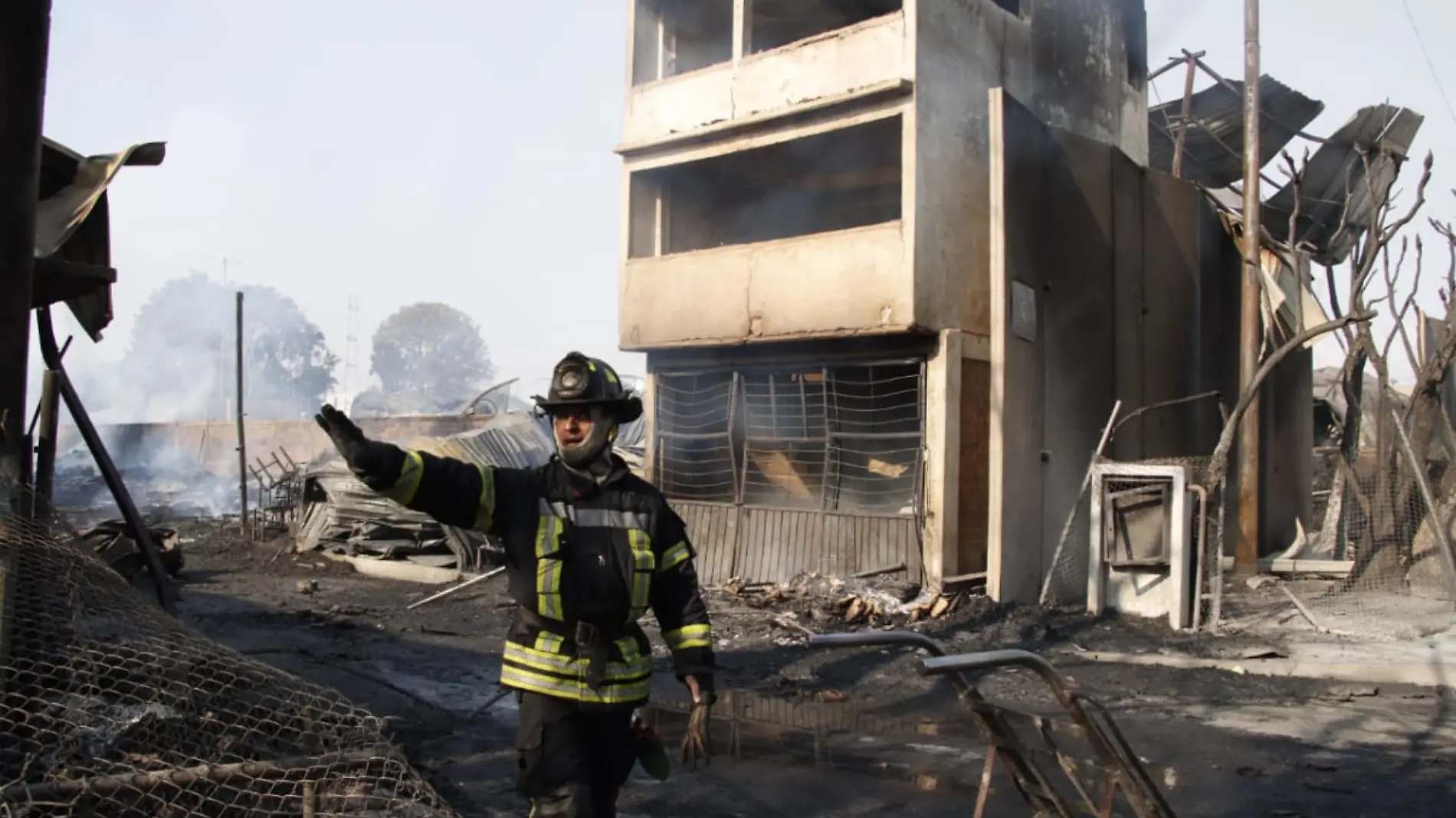 Incendio Central de Abasto 1